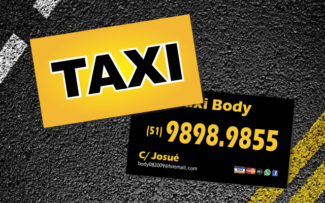 cartao de visita josue taxista
