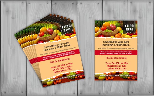 flyer feira real